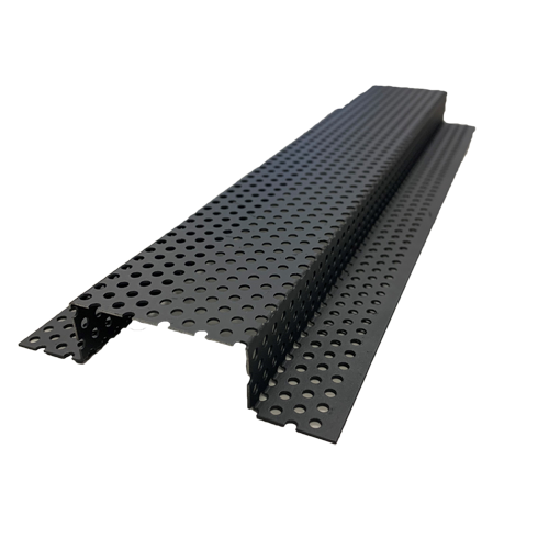 SOFFIT STRIP ALUM BLK 3" X 12FT