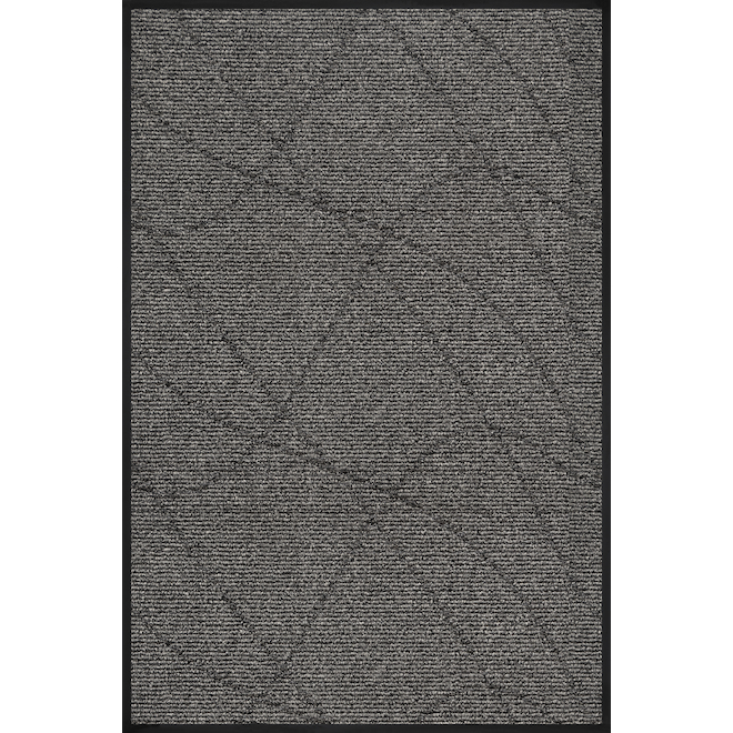 FLOOR MAT GREY PP HABIT 24"X36"