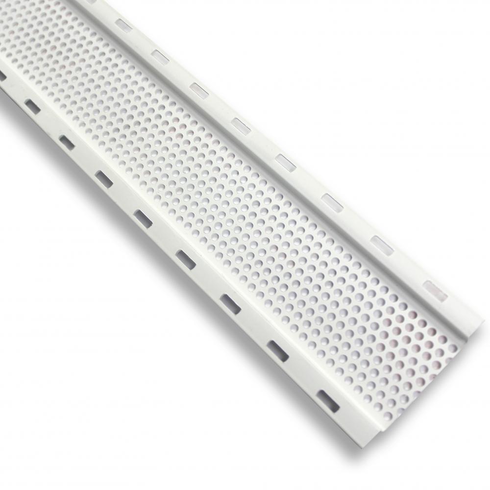 DURAFLO SOFFIT STRIP VENT PLASTIC WHITE 8'