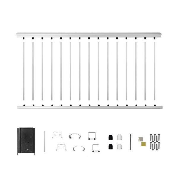 STD PICKET PACKAGE 42" 6FT WHT