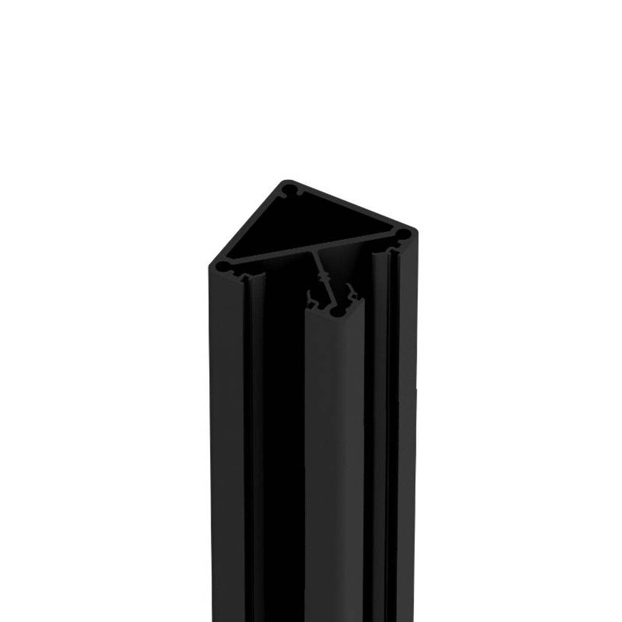 90 DEGREE CORNER POST 2"X42" BLK