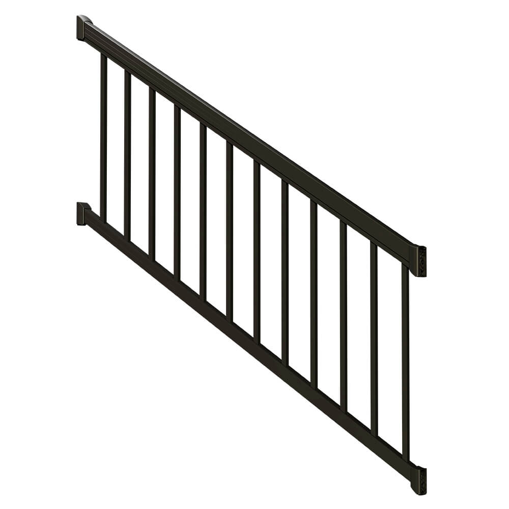 STAIR PICKET PKG 42"X4FT BLK