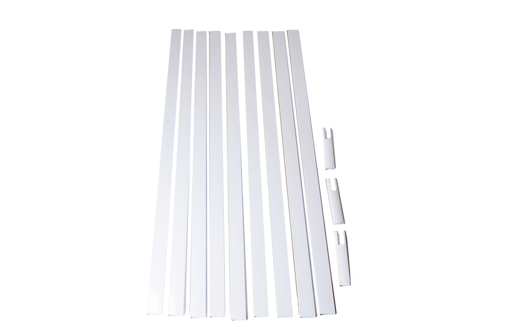 STAIR PICKET PKG 42"X4FT WHT