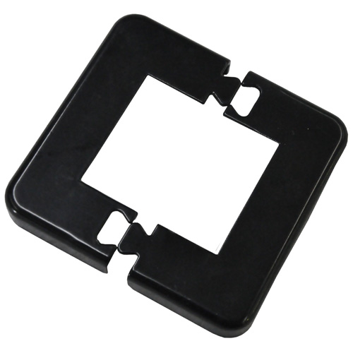 BASE PLATE COVER 2.5" POST BLK