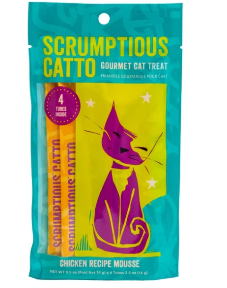 SCRUMPTIOUS CATTO CHICKEN 4PK