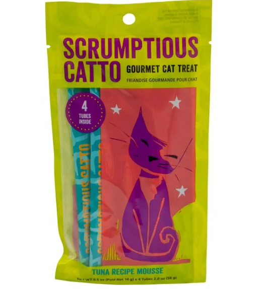 SCRUMPTIOUS CATTO TUNA TREAT 4PK