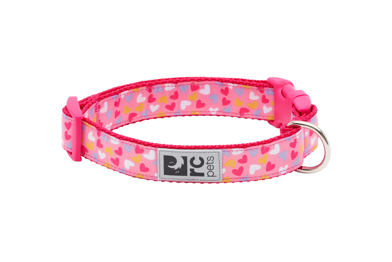 RC LIL HEART CLIP COLLAR SM