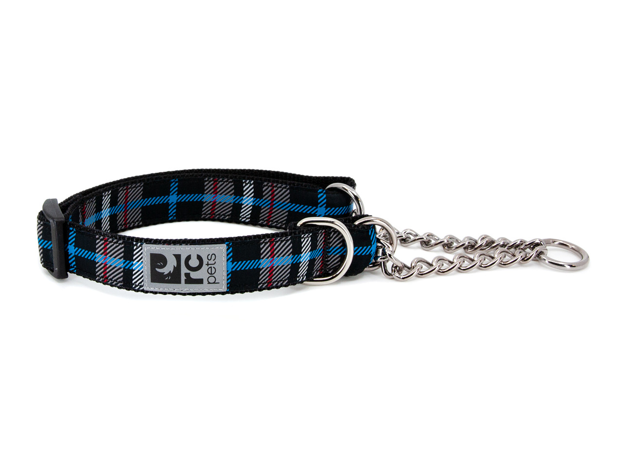 RC TWILL PLAID TRAINING COLLAR S