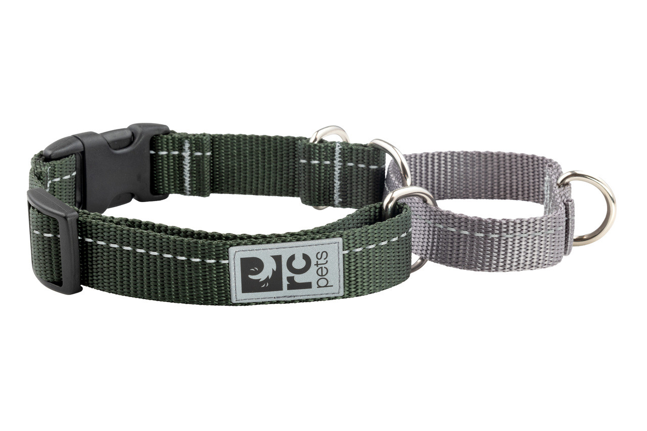 RC DARK OLIVE CLIP COLLAR LG