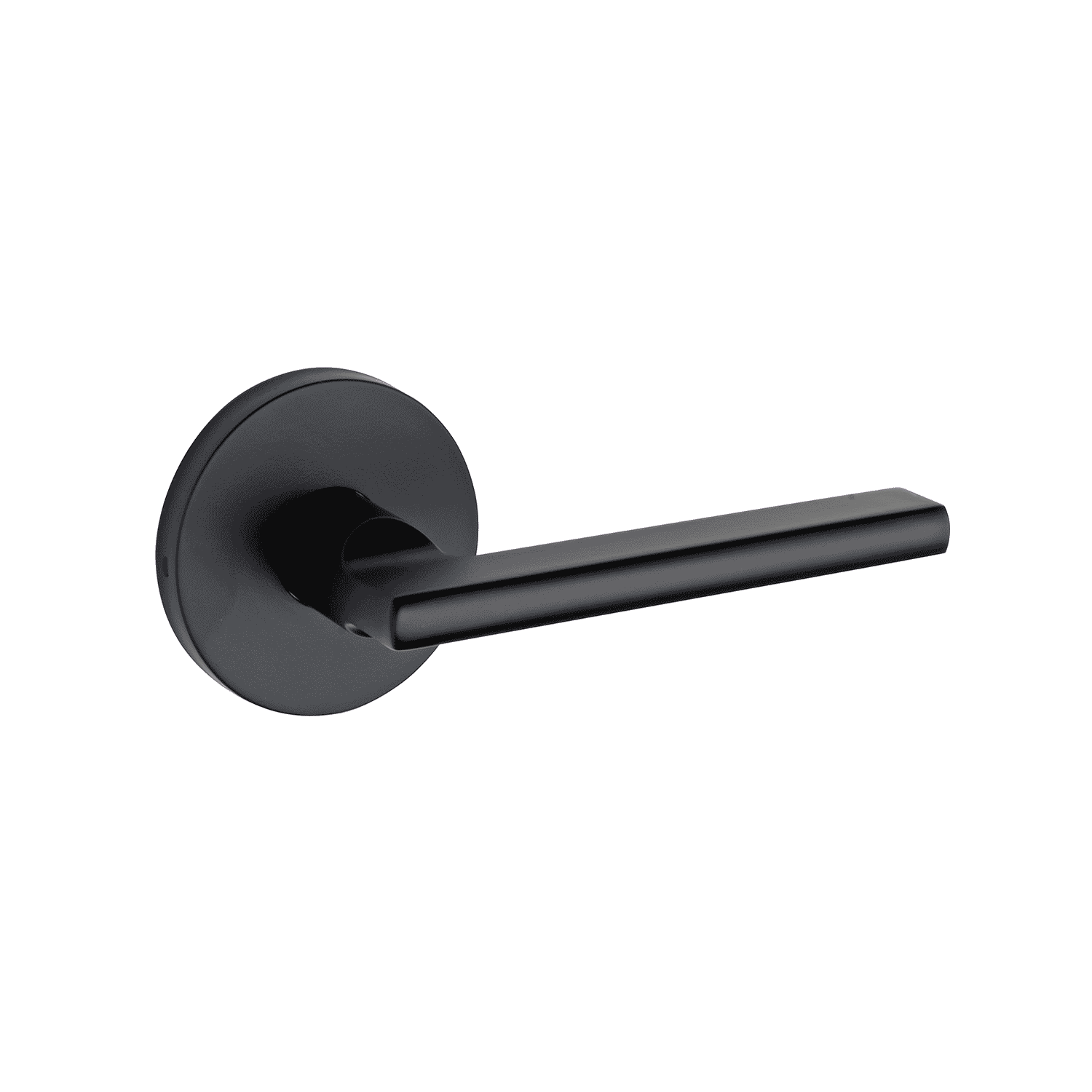 PACE LINE ENTRANCE LEVER RND BLK