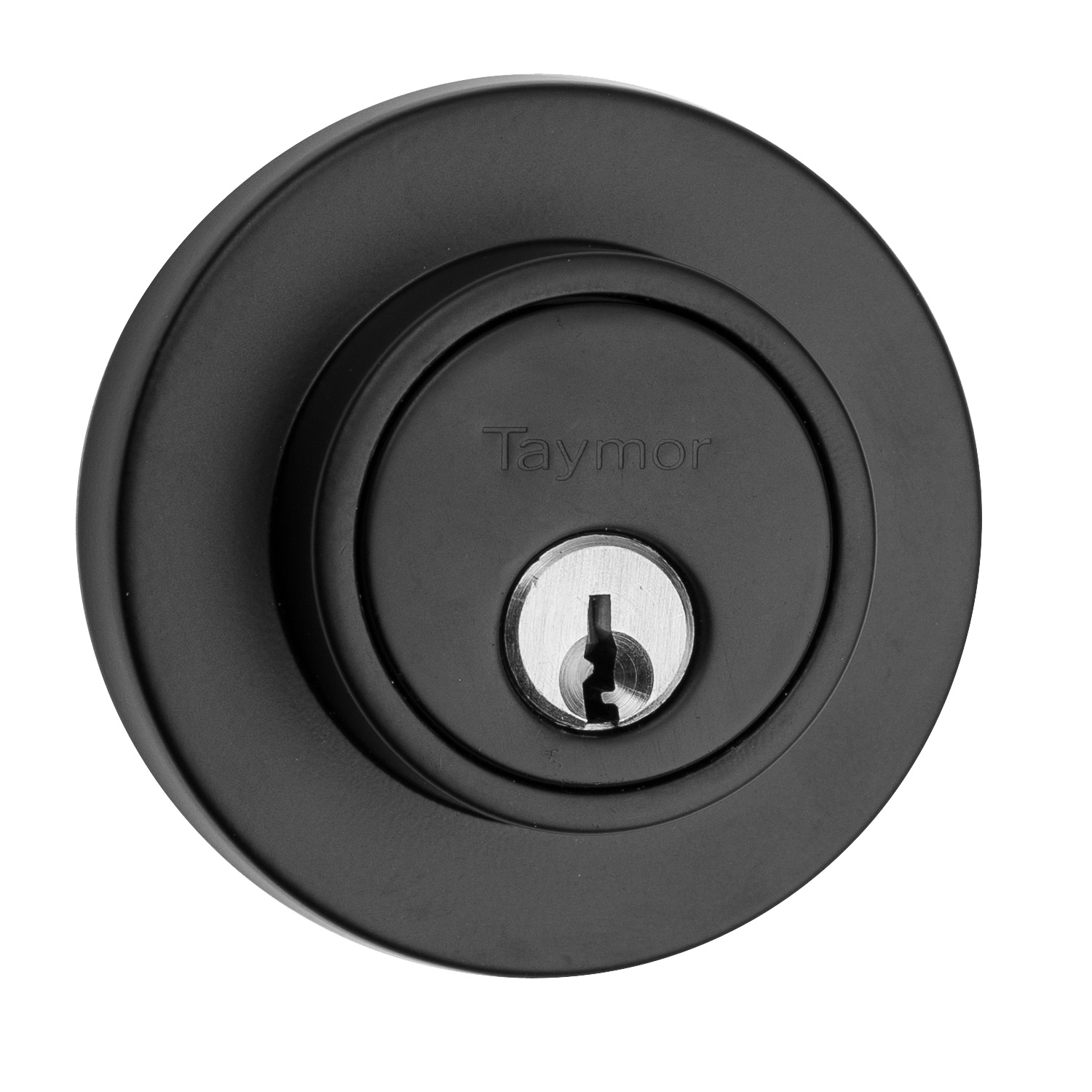 TAYMOR DEADBOLT RND BLK
