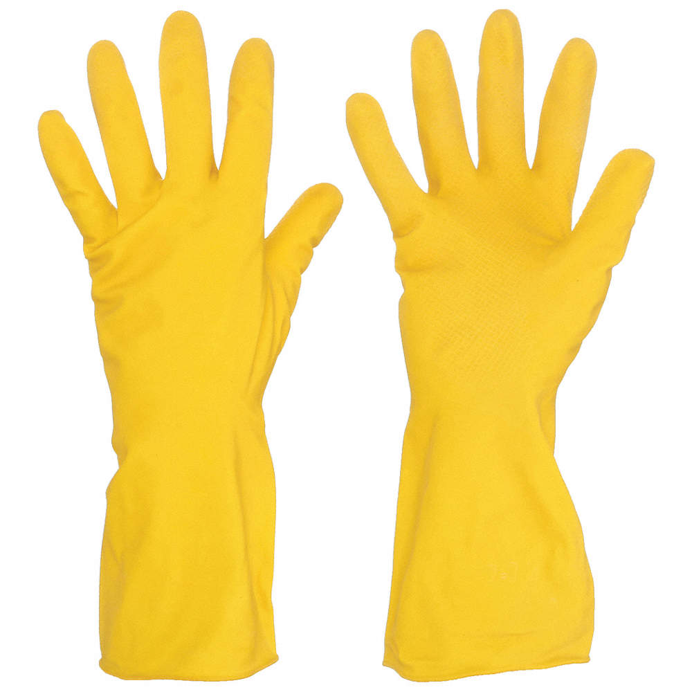 CHEMICAL GLOVES YELLOW