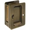 CONCEPT SGA POCKET DOOR KNOB PASSAGE STEEL ANTIQ.BRASS 2 1/2x2 3/4x1 3/8"