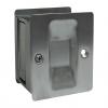 CONCEPT SGA POCKET DOOR PASSAGE KNOB SQU. STEEL SAT.CHROME 2 1/2x2 3/4x1