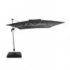 ALLEN + ROTH OFFSET UMBRELLA ALUM/POLY. GREY 10'x12'